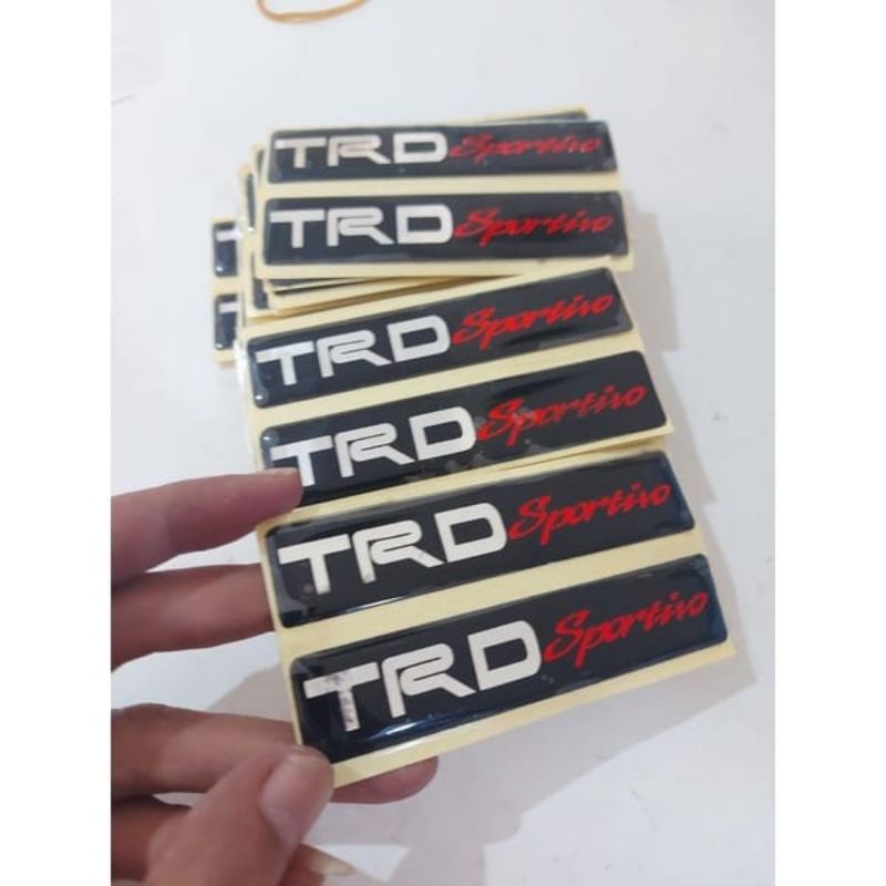 STICKER EMBLEM TRD SPORTIVO TIMBUL 3D