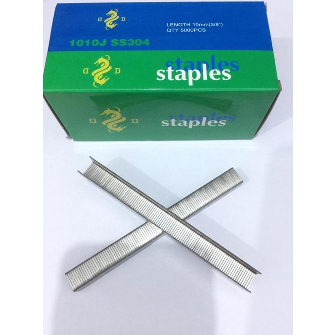

Baru Isi Staples 1010J Stainless Steel 304 - Gun Tacker - Paku Tembak 1010