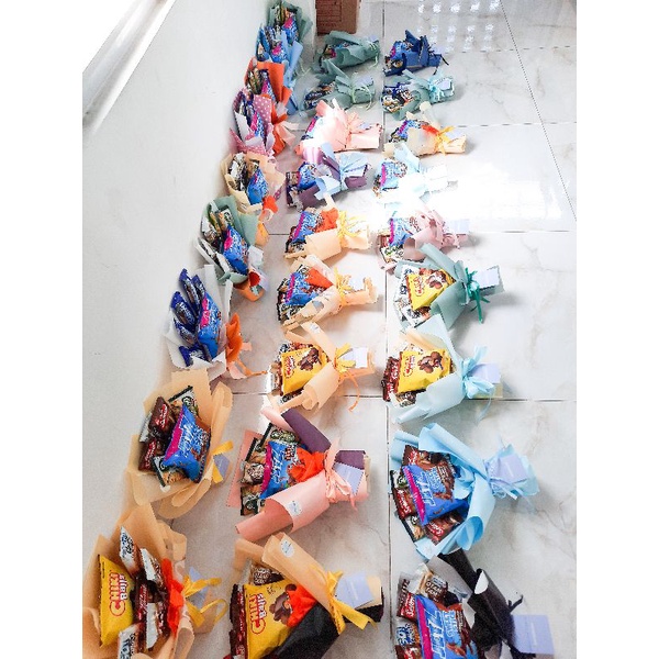 BUKET Snack sovenir ulang tahun anak  bouqet snack