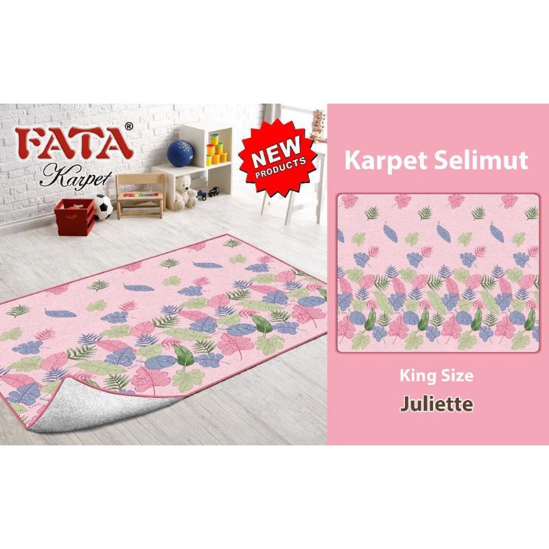 KARMUT FATA ( KARPET SELIMUT ) MOTIF JULIETTE UK.190X190