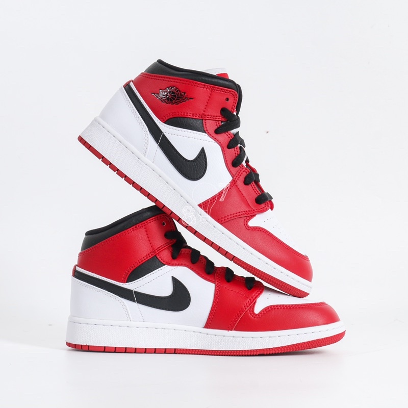 Air Jordan 1 Mid White Chicago GS Women