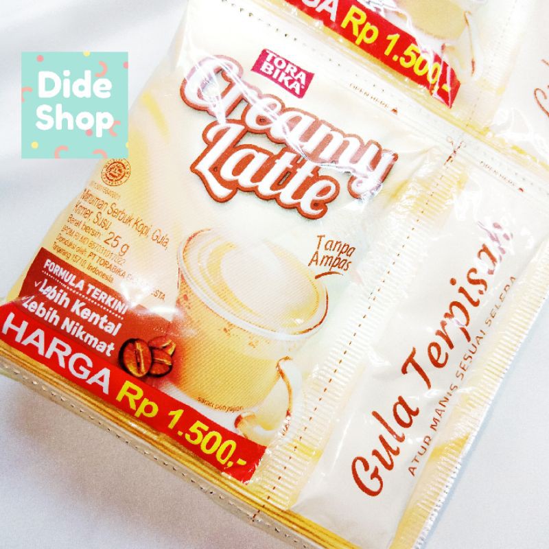 

Tora Bika Creamy Latte (10 sachet x 25 g) Gula Terpisah