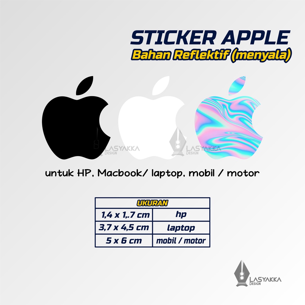

stiker apple termurah berkualitas