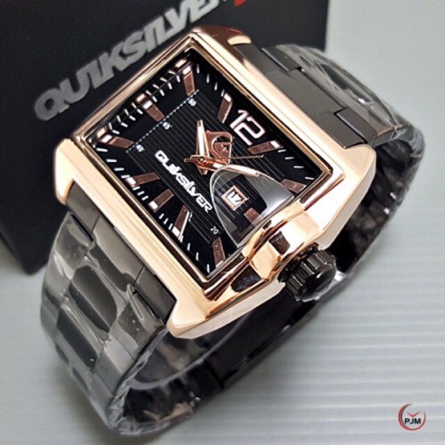 Jam tangan pria Quiksilver rantai sporty