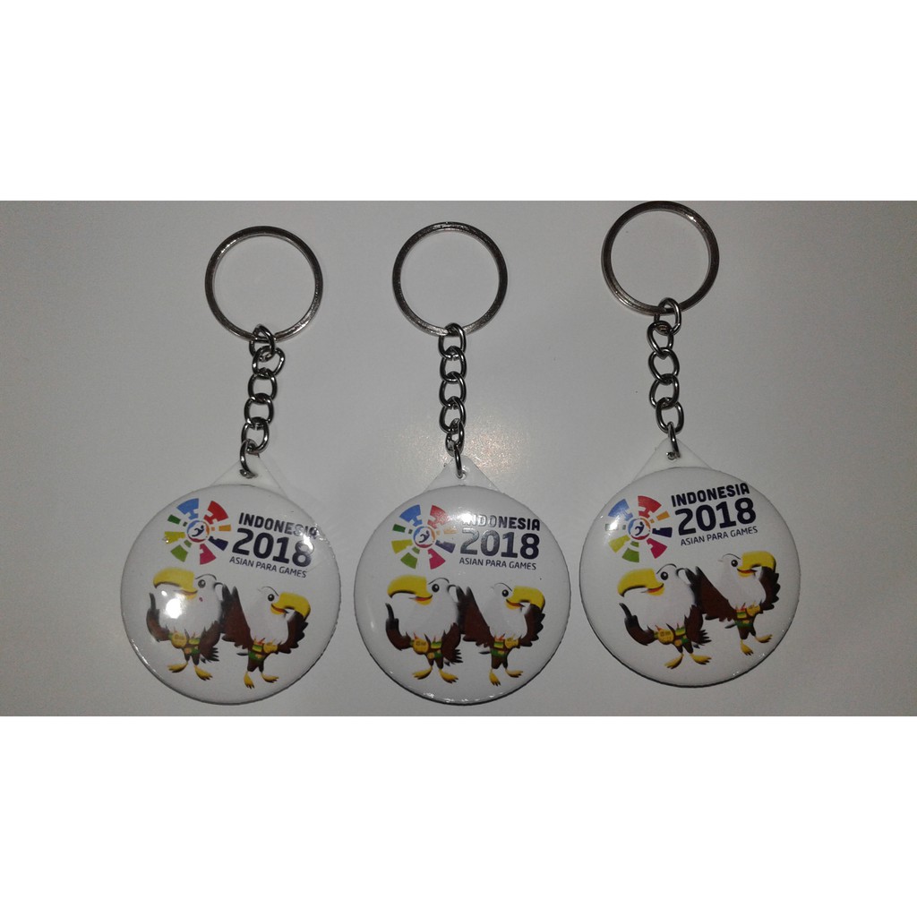 Souvenir Gantungan kunci volunteer asian para games 2018 Bagus