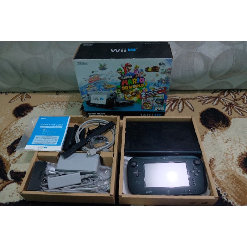 NINTENDO WII U CFW HDD 250GB DELUXE EDITION MARIO 3D WORLD REG US bukan nintendo switch xbox one ps4