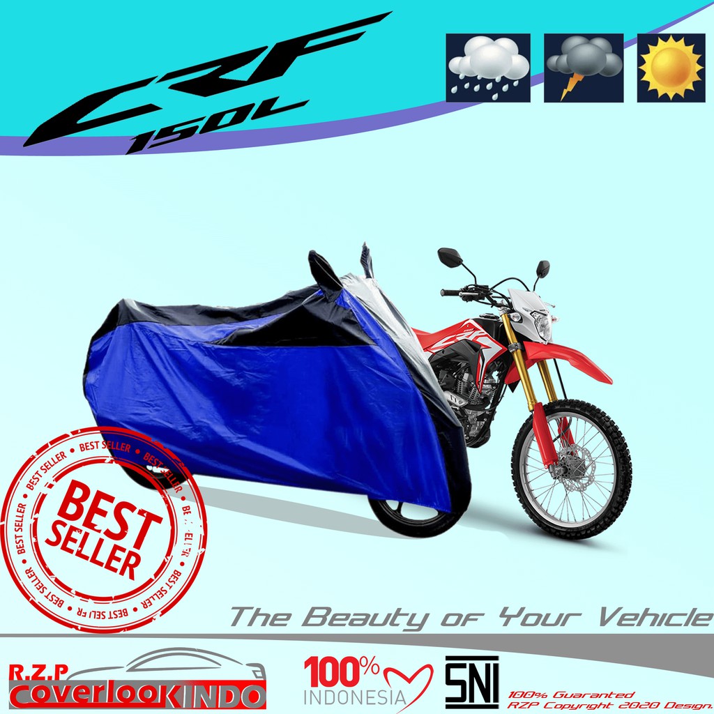 Body Cover Motor CRF 150L / Sarung Motor CRF 150L / Selimut Motor CRF 150L Best Seller