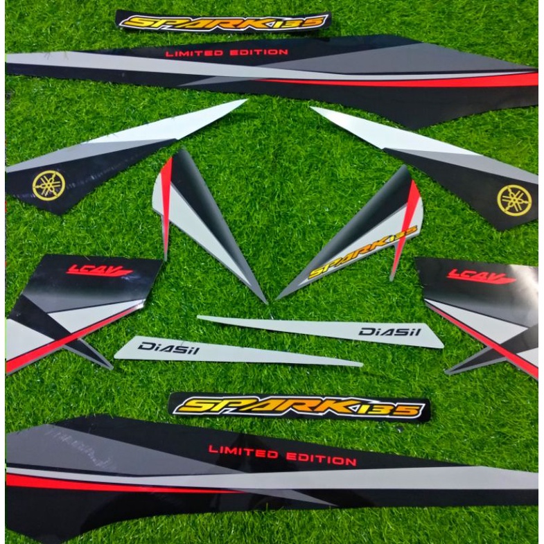 STRIPING JUPITER MX 135 OLD STICKER SPARK 135 OLD MAXDECAL GLOSSY