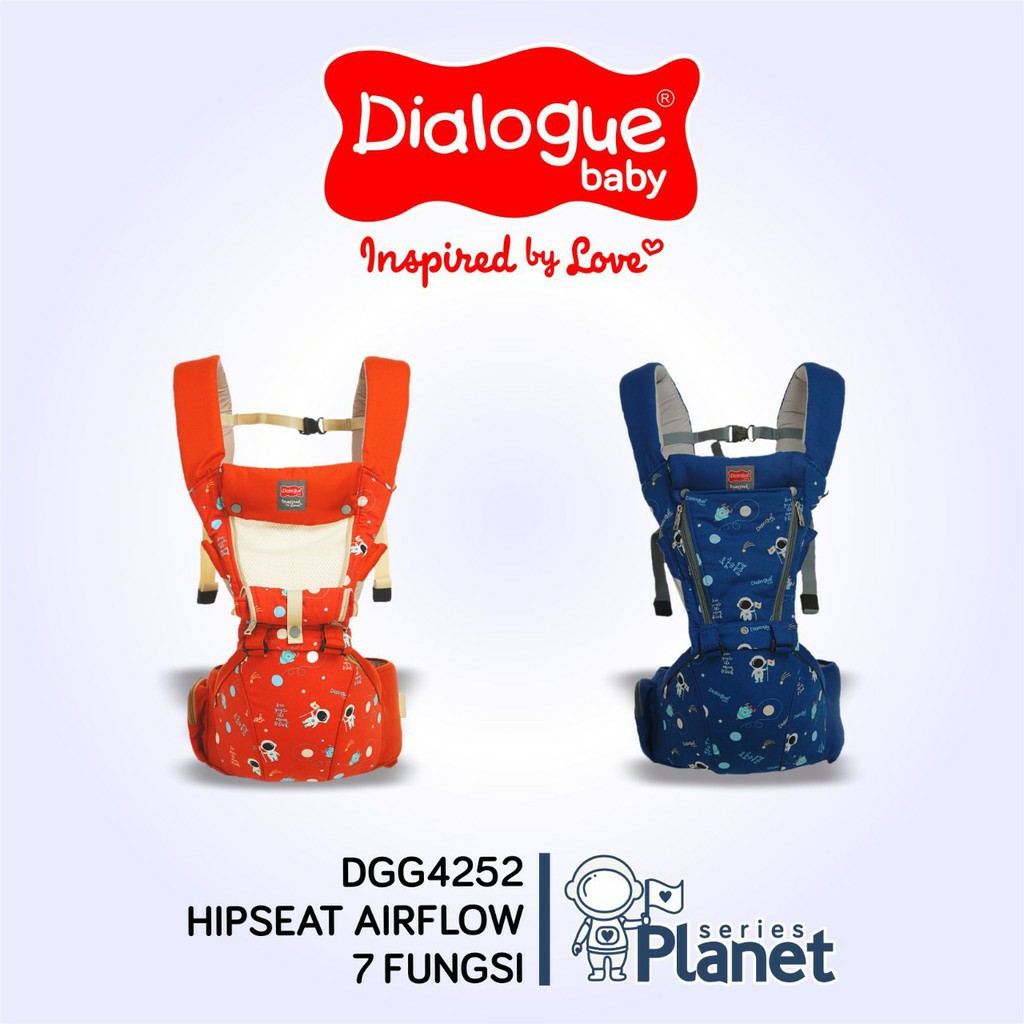 Dialogue DGG4252 Baby Hipseat Airflow 7 in 1 Planet Series