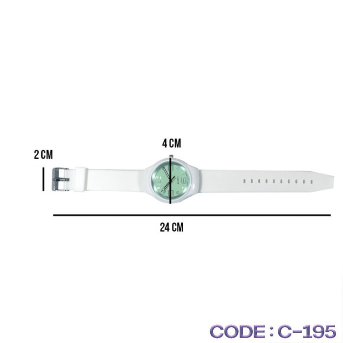 NEW Aksesoris Kekinian Wanita Jam Tangan Analog Modis Elegant C-195