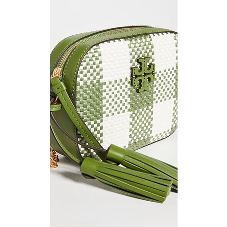 Tory Burch MC Graw Woven Paid Camera Bag TB 80383