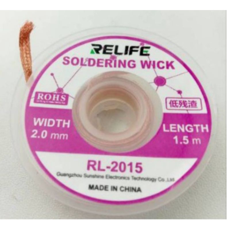 Soldering Wick - Solder Wick - Good Wick Relife RL-2015