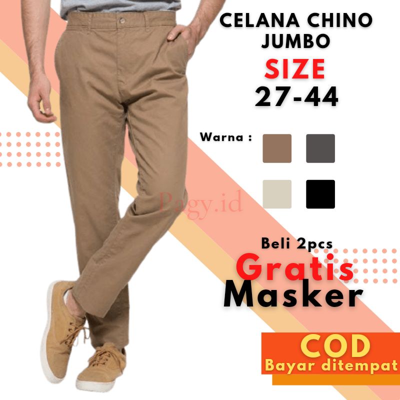 Ootd Celana Chino Panjang Pria Outfit Korea Kekinian Kroean Style Pria Chinos Big Size Cowok Laki La