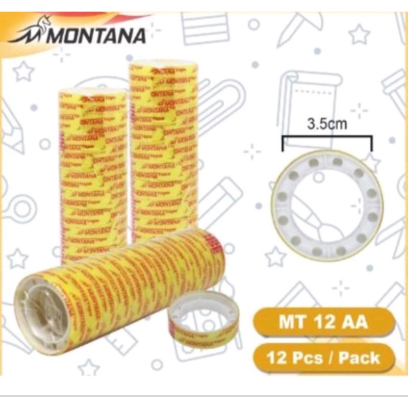 

12 pcs isolasi kado 12mm