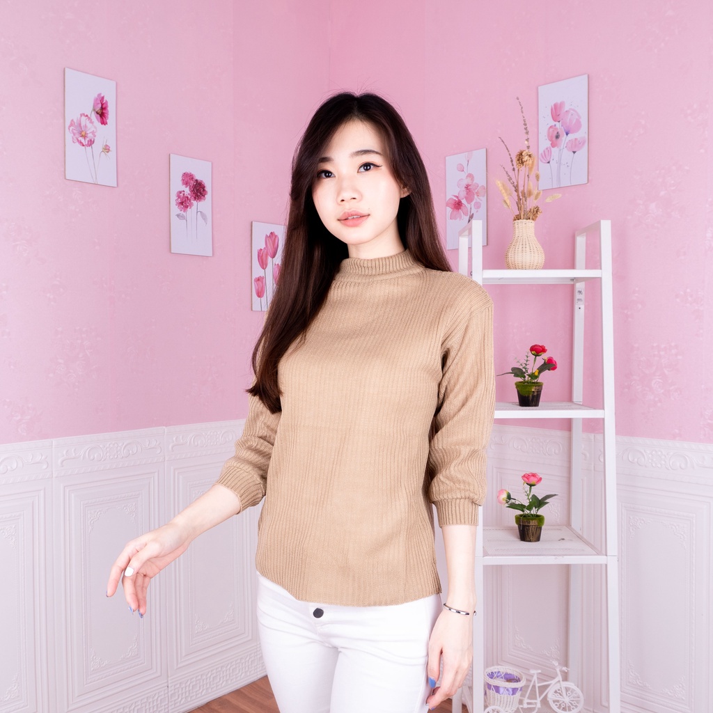 BAYONETA RAJUT KNIT SWEATER WANITA 100 % RAJUT ASLI