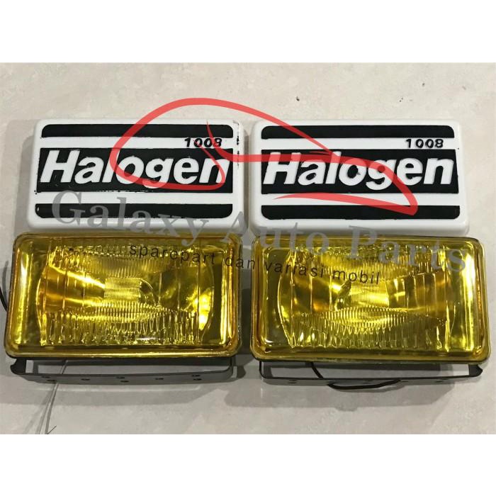 Foglamp lampu kabut kotak universal panther putih kuning