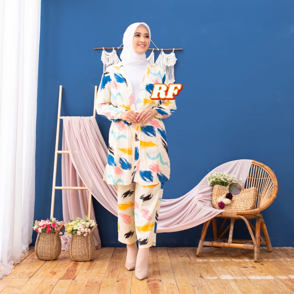 RG ONE SET KIMONO CLARA/ ONE SET WANITA