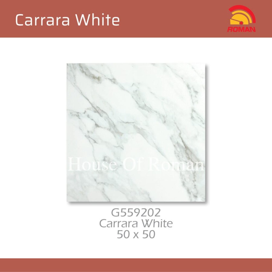 KERAMIK ROMAN Carrara White 50x50 G559202