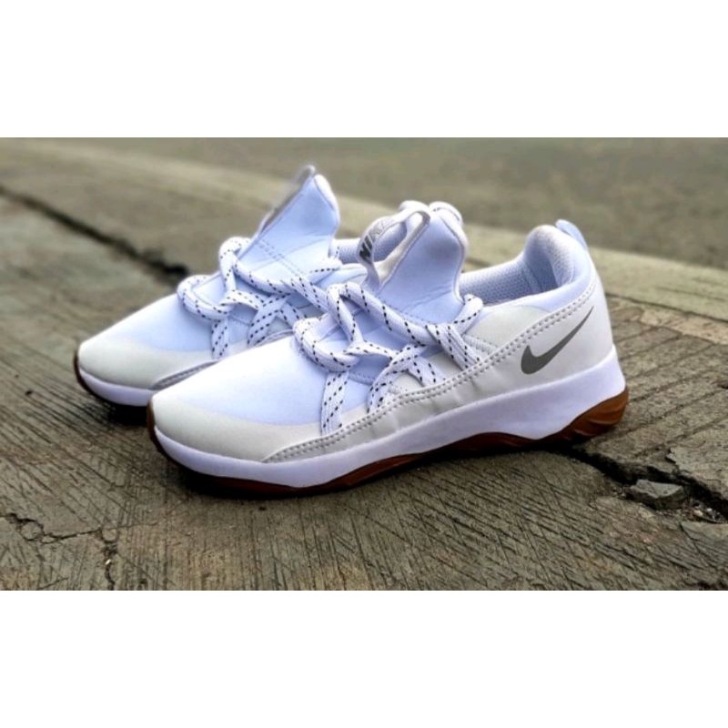 100% IMPORT NEW!! SEPATU SNEAKERS WANITA NIKE CITY LOOP ABU PUTIH HITAM IMPORT RUNNING SHOES OLAHRAGA CEWEK