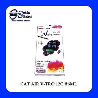  CAT  AIR  V TRO 12  WARNA  WATERCOLOUR VTRO 12C 6 ML 1 