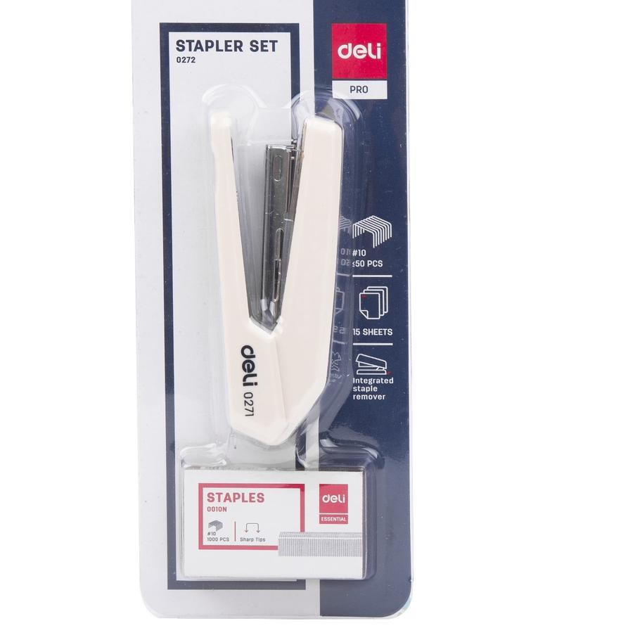 

>ods-0162!! Deli Stapler Set 15 Lembar Ukuran #10 E0272 Terlaris