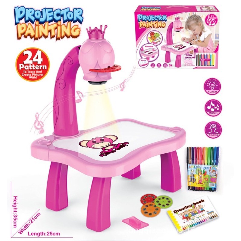 Projector painting drawing projektor menggambar anak