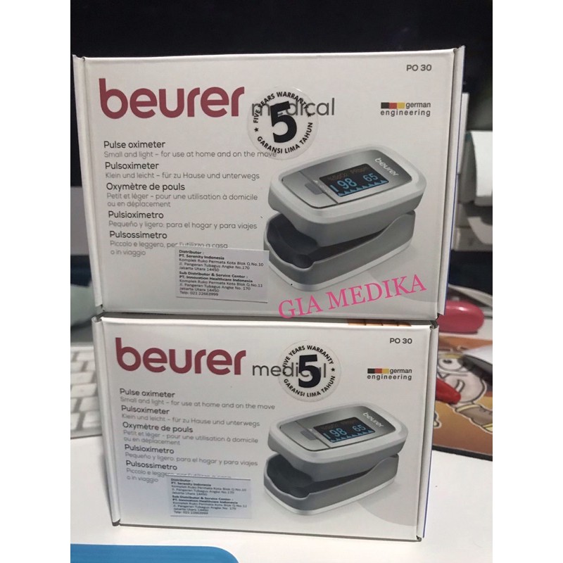 Oximeter Beurer PO 30/Saturasi Oksigen Beurer PO 30