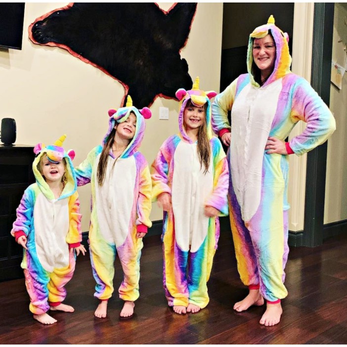 BAJU KOSTUM ONESIE PIYAMA KIGURUMI ANAK KID UNICORN 2