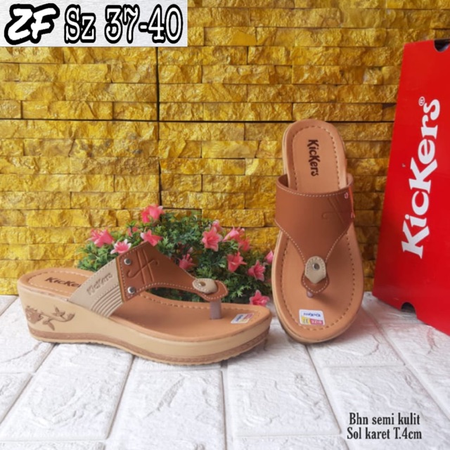 Sandal Semi Kulit by ZF Fashion