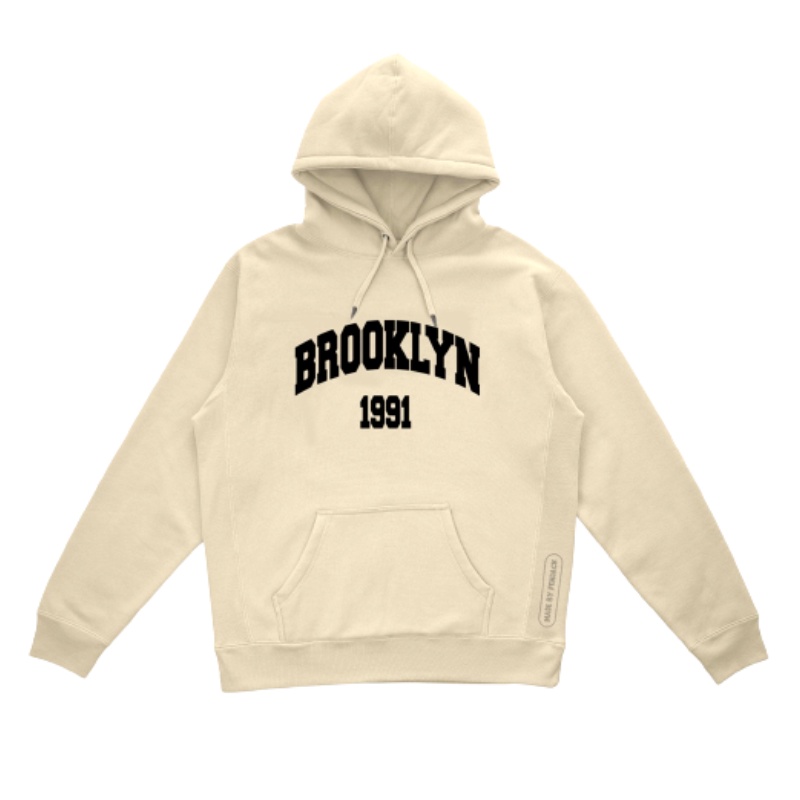 Jumper hoodie BROOKLYN 1991 Hitam || BROOKLYN 1991 Sweater Hoodie ( Pria &amp; Wanita )