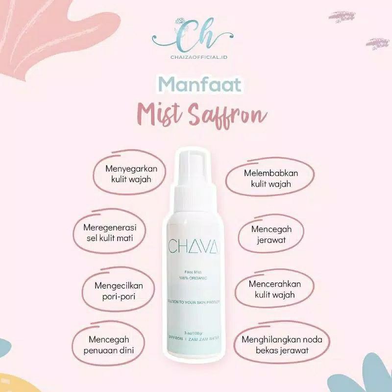 FACE MIST SAFFRON BY CHAVA