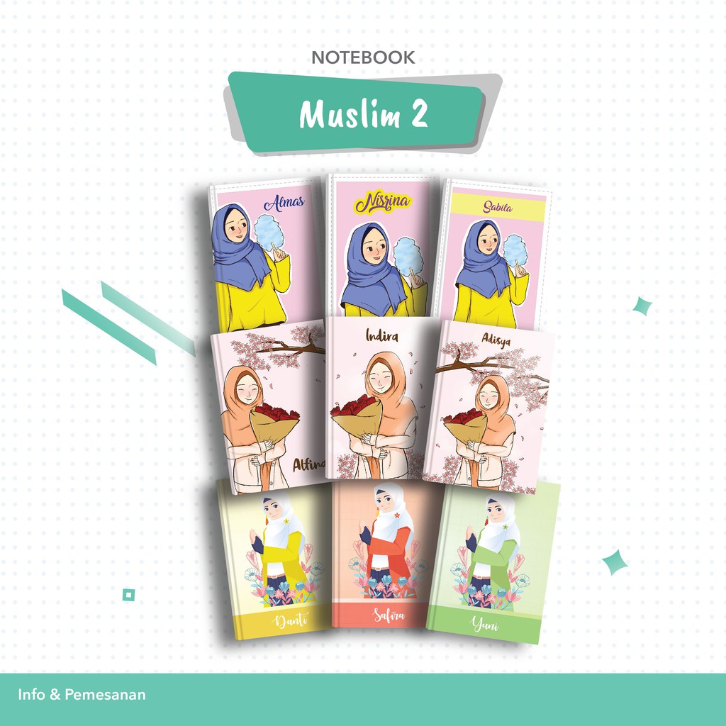 

Notebook Custom Nama | Jurnal | Diary | Buku Agenda | Notes Catatan Muslimah Islam 2