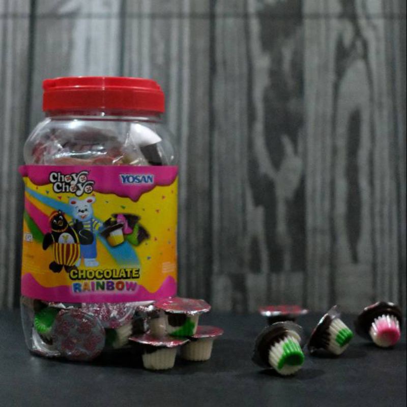 

Coklat Choyo Choyo Cup Toples isi 60