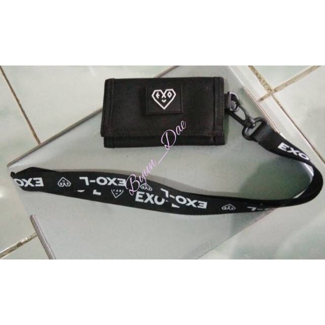 [Ready Stock] Wallet + Lanyard Welkit EXO