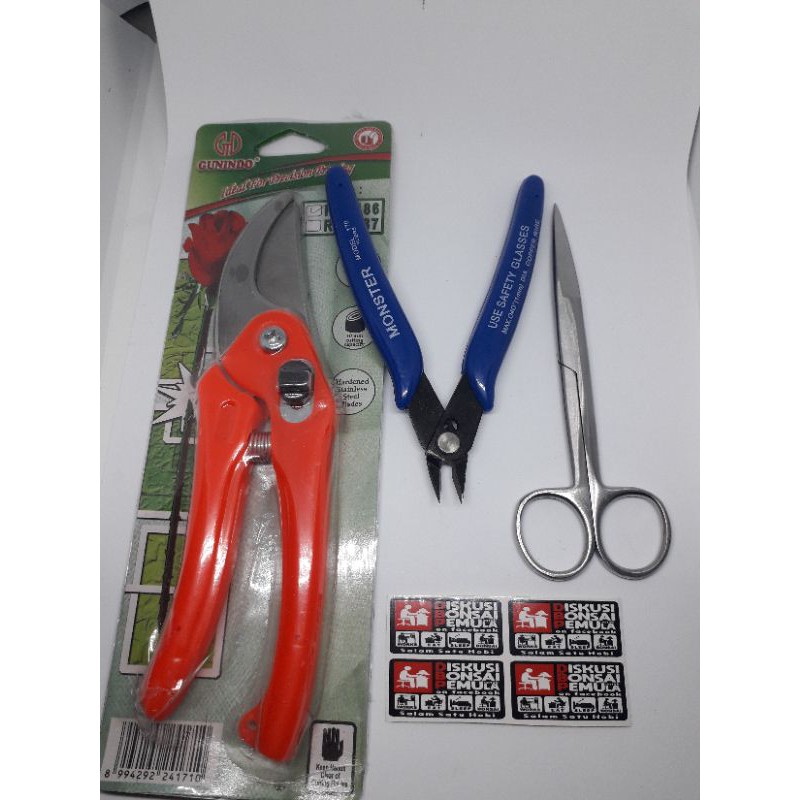 

paket hemat gunting pruning dahan & kawat