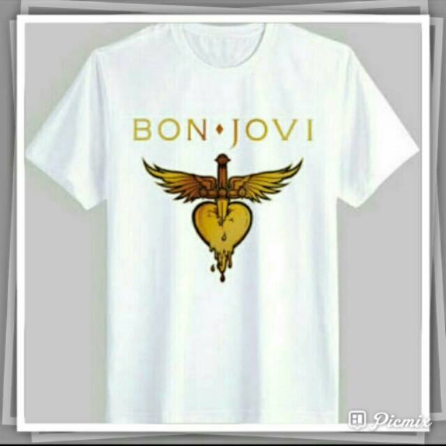tshirt baju kaos BON JOVI