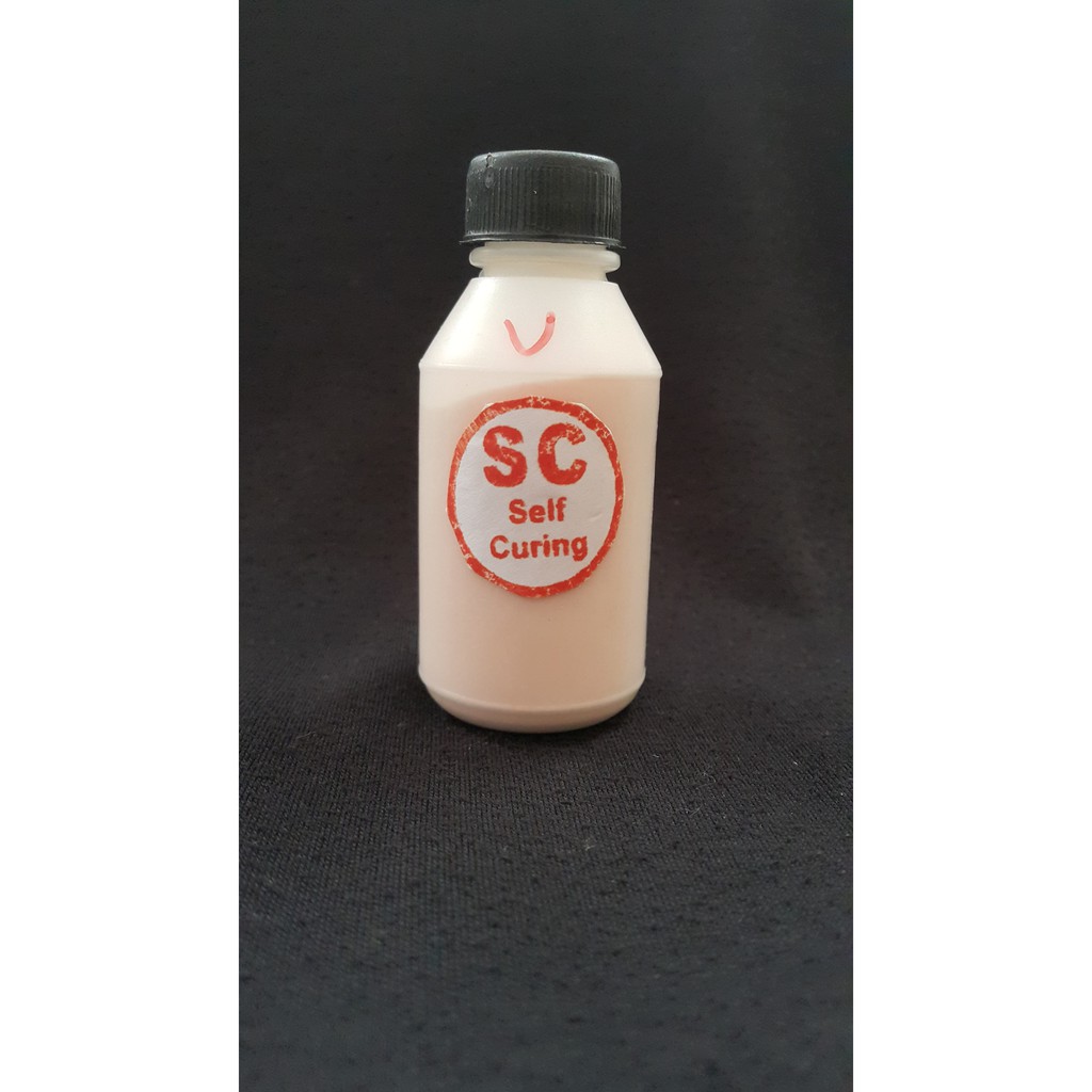 Acrylic Powder SC MERAH + SERAT | Bubuk Gigi Palsu Otomatis Self Cure Curing Selfcure