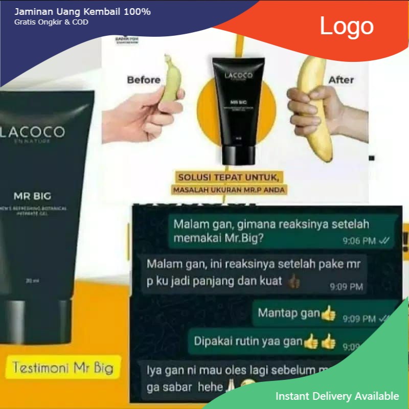 Original Lacoco mr big NASA - Lacoco En nature obat oles khusus pria dewasa Dijamin original Origina