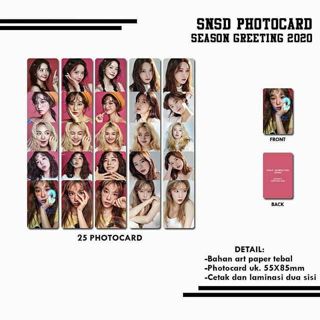 SNSD SEASON GREETING 2020 PHOTOCARD