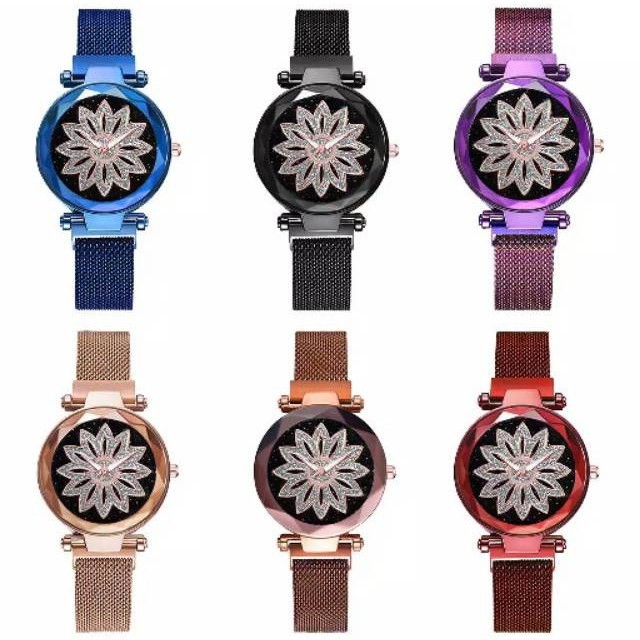 Jam Tangan Magnet Wanita Fashion Watch Kekinian PGM J28