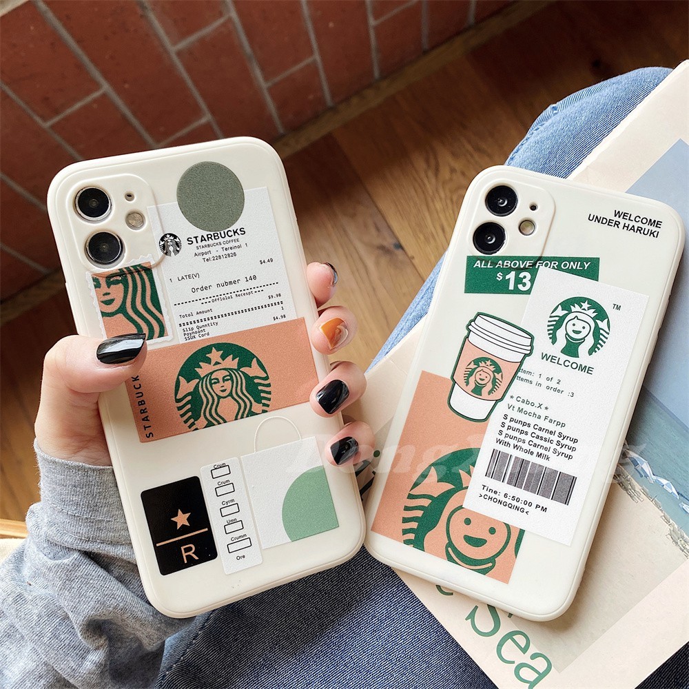 INS Trend Fashion Starbucks Soft TPU Case Infinix Hot 10 Play  Hot 10T Hot 9 Play Hot 11S NFC Smart 5 Note 11 Pro Note 10 Pro Infinix Hot 10S