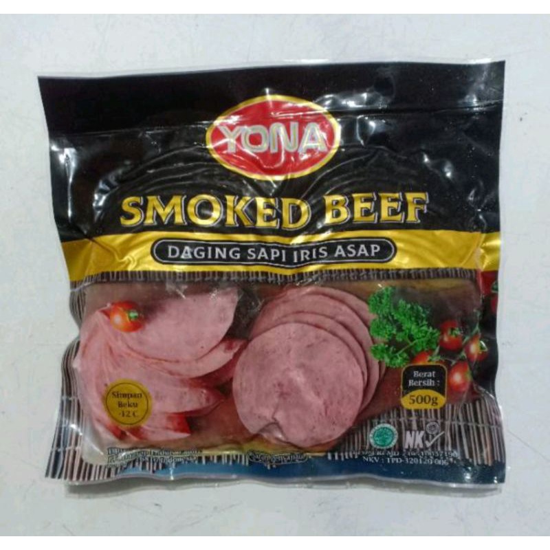 

YONA smoked beff 500gr