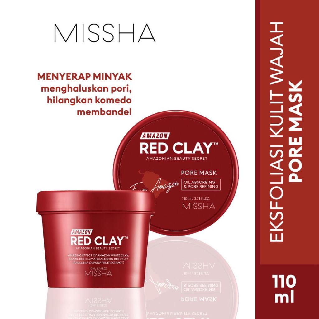 MISSHA Amazon Red Clay Pore Mask 110ml