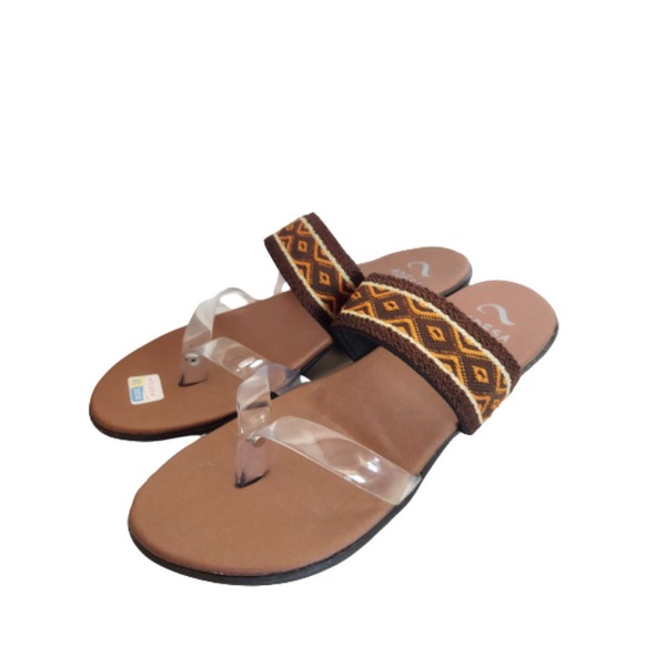 sandal wanita turki merek adesa jepit jelly import