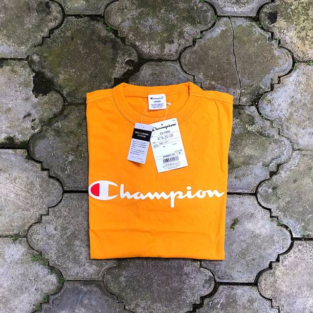 KAOS CHAMPION KUNING ORIGINAL