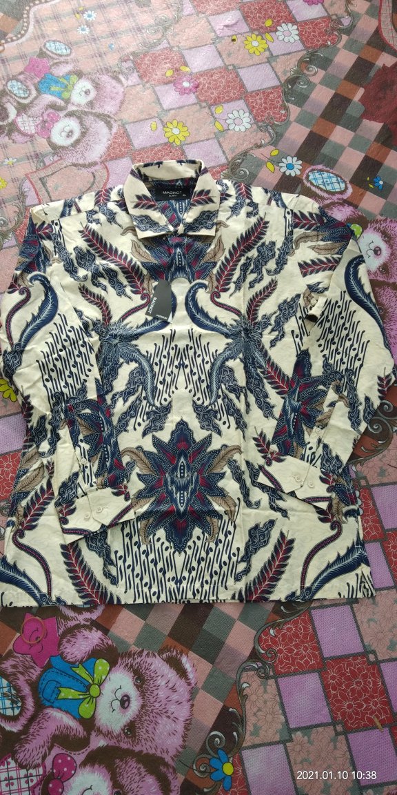 Maginot Kemeja Batik Pria Nandana-ls Lengan Panjang