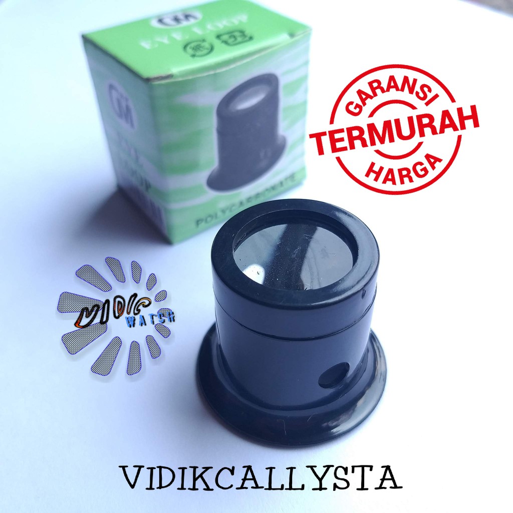 Eye loop  kaca pembesar alat servis jam  tangan  Lensa 