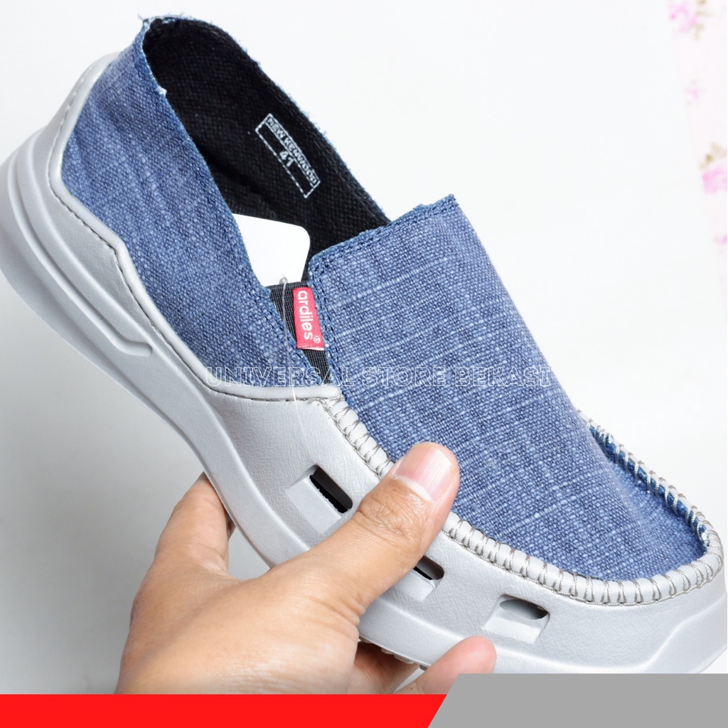 Sepatu Pria Kanvas Ringan lelaki laki Cowok Ardiles Kenwood Sepatu Karung Jeans Casual Slip On