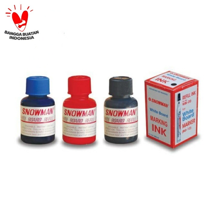 

Refill Spidol Whiteboard Snowman / Isi Tinta Spidol Whiteboard Snowman WBI-20