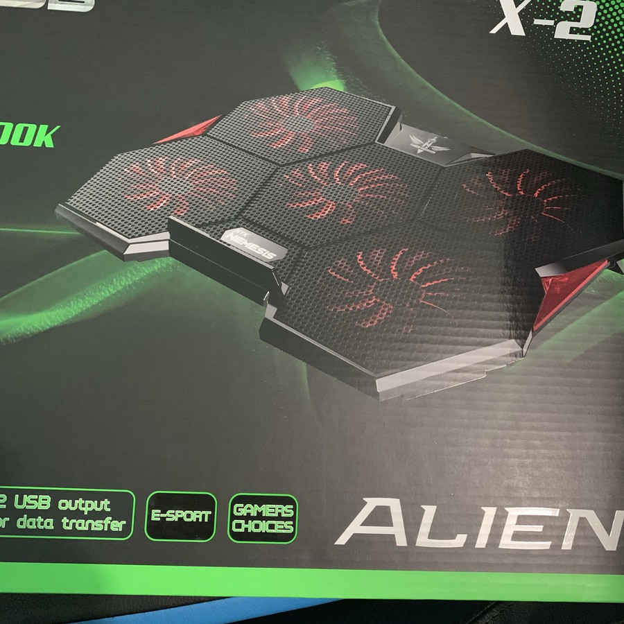 COOLING PAD GAMING NYK ALIEN X-2 Kipas Pendingin Laptop 5 Fan ALIEN X2 RGB